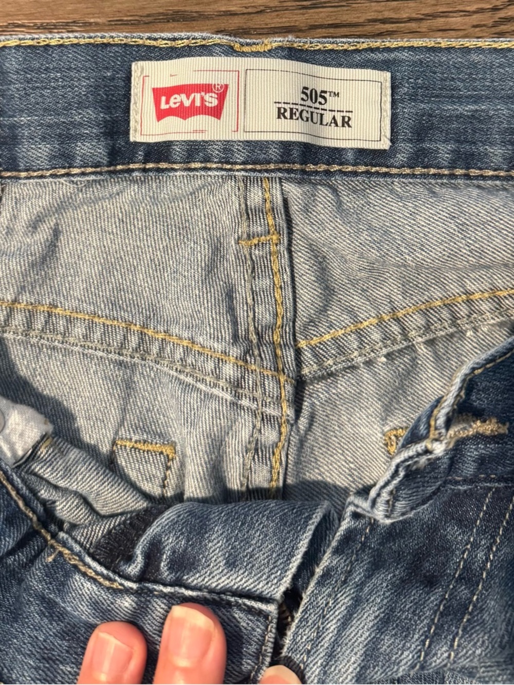 Levi's Men's Straight Jeans in Light Blue Denim